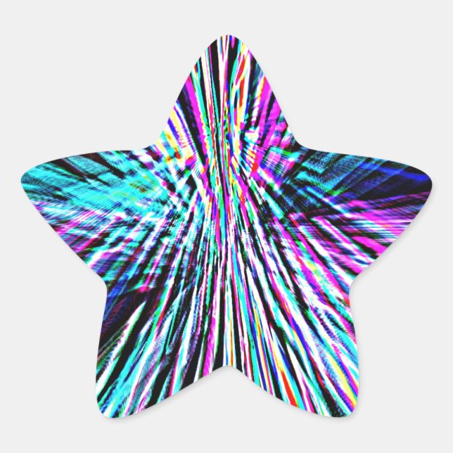 Re-Created Supernova by Robert S. Lee Star Sticker (Front)