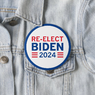 Re-Elect Biden 2024 Button