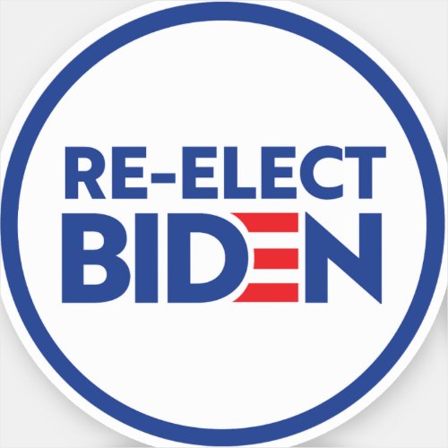 Re_Elect Biden Sticker