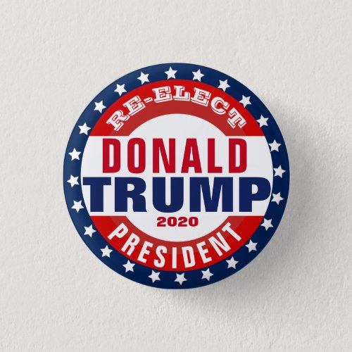 Re_Elect Donald Trump for President Button