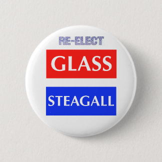 RE-ELECT Glass Steagall Button