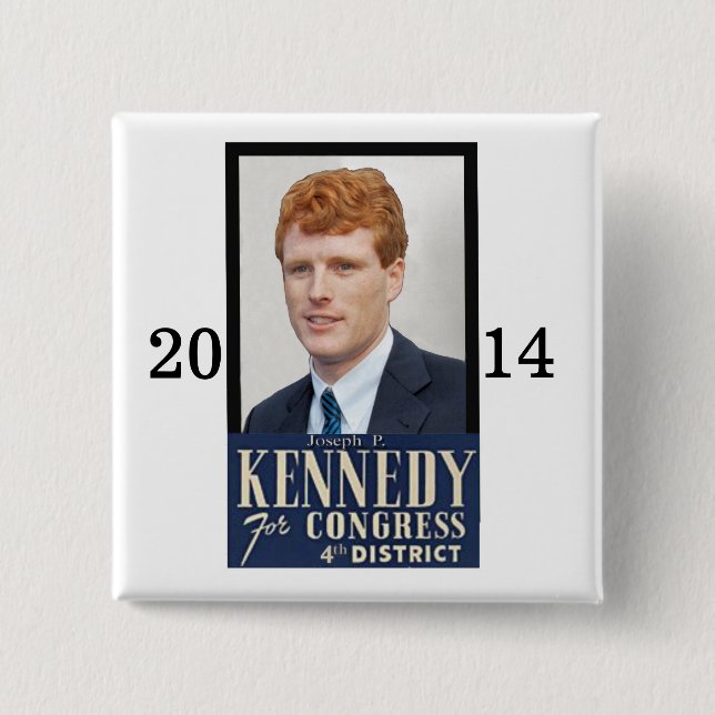 Re-elect Joseph P. Kennedy, III Button (Front)