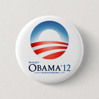 Re-Elect Obama 2012 Button