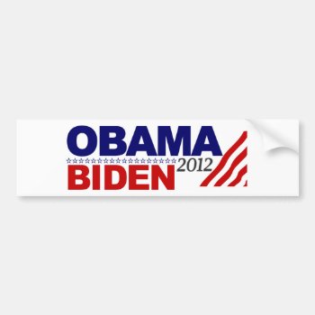 Re-elect Obama Biden '12 Bumper Sticker by worldsfair at Zazzle