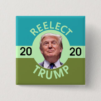 Re-Elect Trump Button