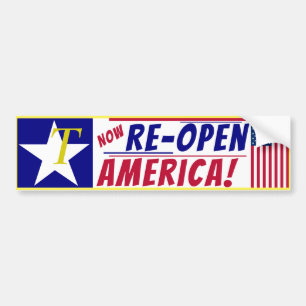 Re-Open America Bumper Sticker