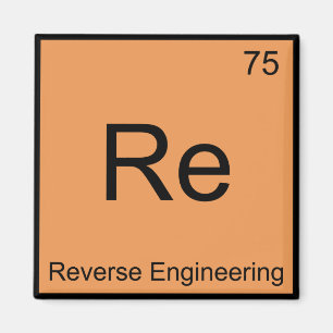 Re - Reverse Engineering Chemistry Element Symbol Magnet