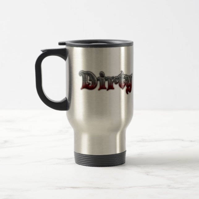 Re Silver Dirty Habits Travel Mug (Left)