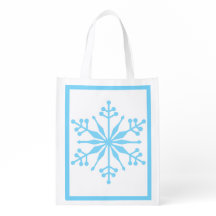 Re-usable Festive Snowflake Shopping Bag