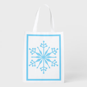 Re-usable Festive Snowflake Shopping Bag