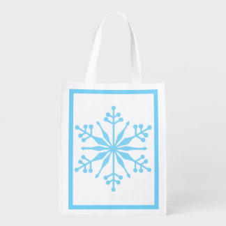 Re-usable Festive Snowflake Shopping Bag