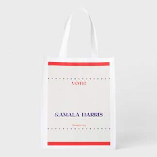 Re-useable Kamala Harris Grocery Bag