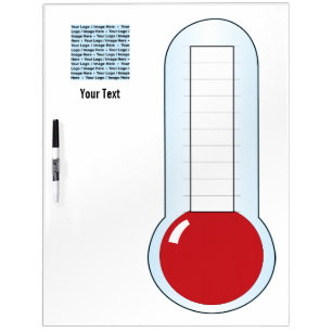 Re-useable Thermometer - Add Logo Dry-Erase Board
