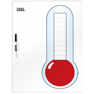 Re-useable Thermometer Dry-Erase Board