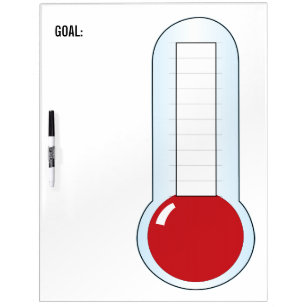 Re-useable Thermometer Dry-Erase Board