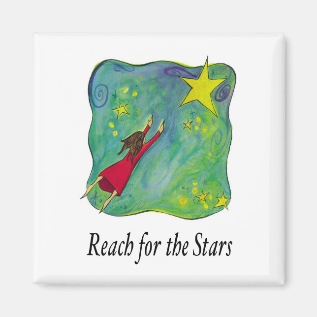 reach for stars magnet (Front)