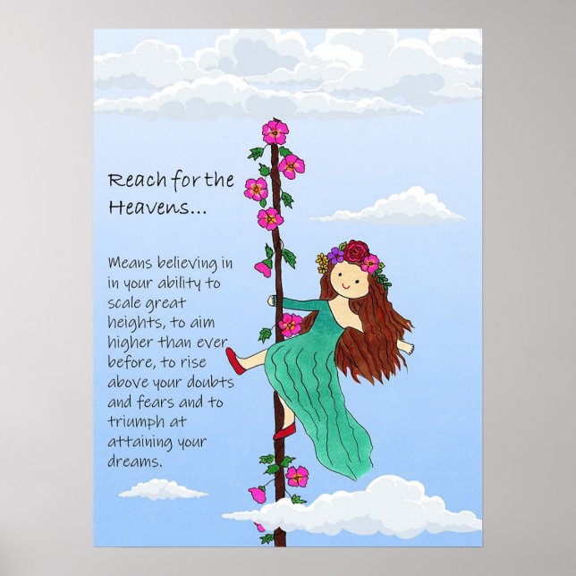 Reach for the Heavens Poster  (Front)