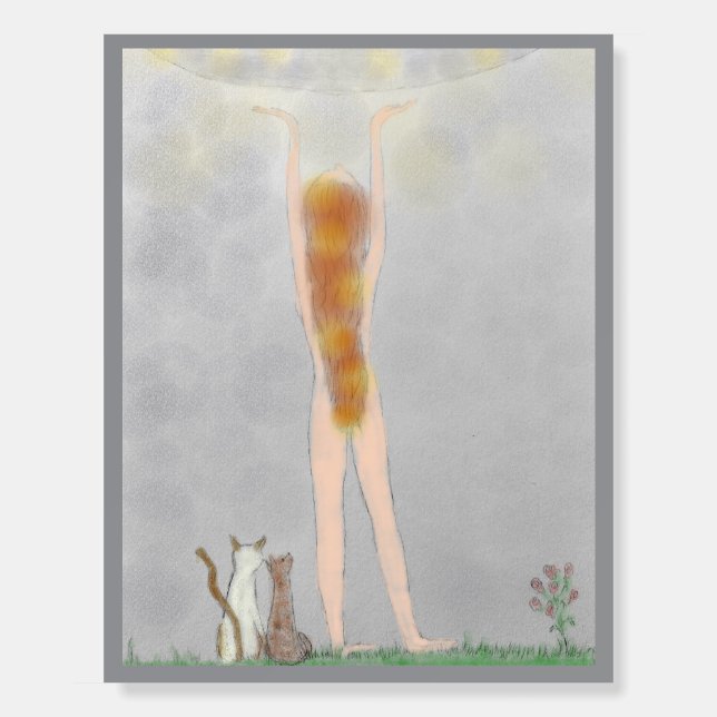 Reach for the Moon  Foam Board (Front)