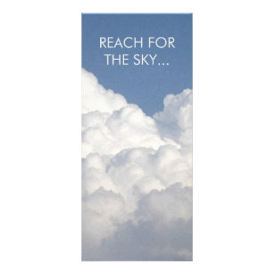 Reach for the Sky Bookmarks Rack Card