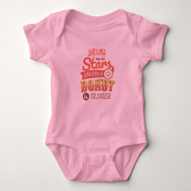 Reach for the stars baby tee (Front)