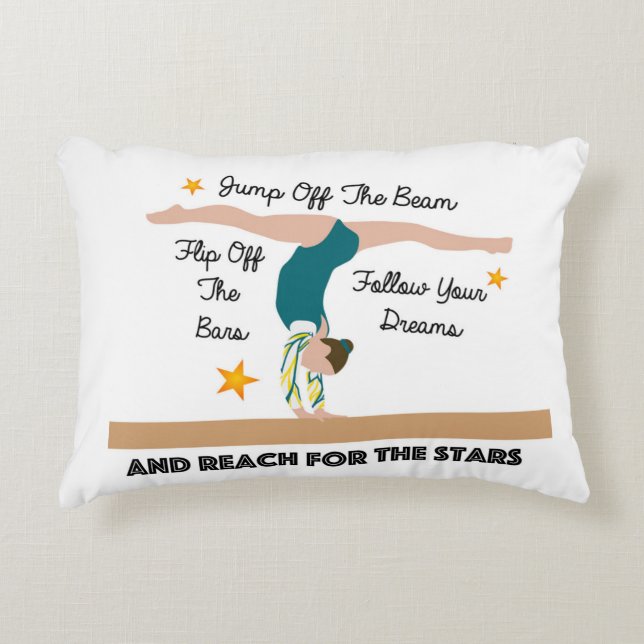 Reach For The Stars Decorative Pillow (Front)