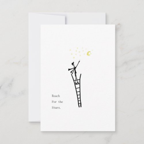 Reach for the Stars Flat Card