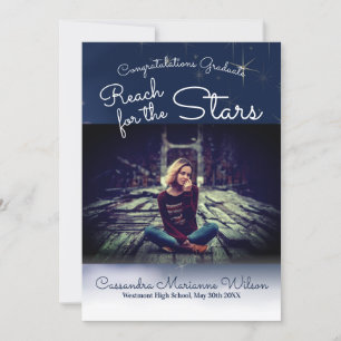 Reach for the Stars Graduation Announcement