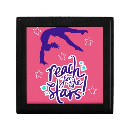 Reach for the Stars Gymnastics Tumbling   Gift Box