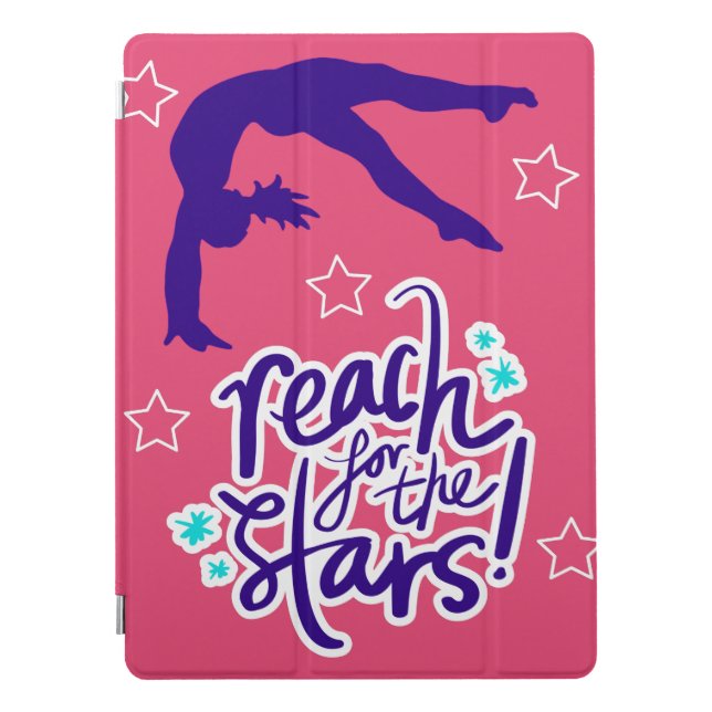Reach for the Stars Gymnastics Tumbling    iPad Pro Cover (Front)