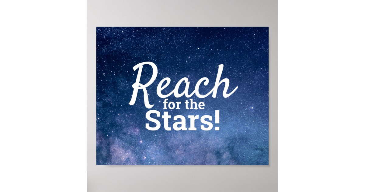 Reach for the Moon Canvas Painting Motivational Gift Fantasy 