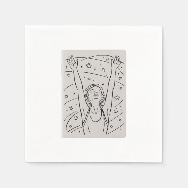 Reach for the Stars Napkins (Front)