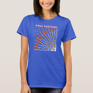Reach for the Stars Pole Vaulter T-shirt Blue