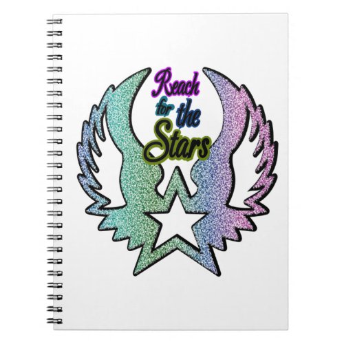 Reach for the Stars Spiral Photo Notebook