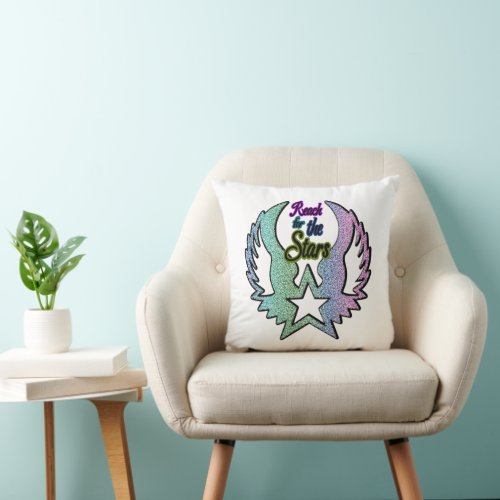 Reach for the Stars  Throw Pillow