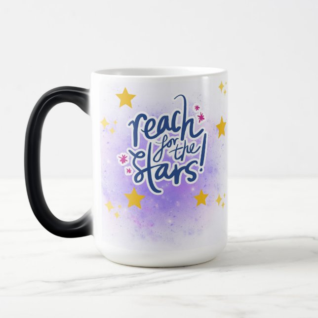 REACH FOR THE STARTS COLOR MORPH MUG  (Left)