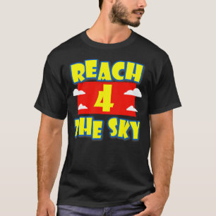 Reach Four The Sky Birthday 4Th Bday 4 Year Old T-Shirt