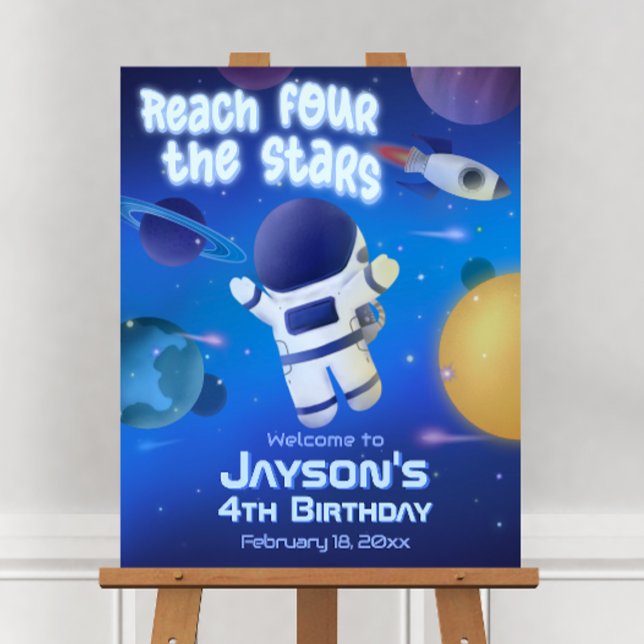 Reach Four the Star Welcome Sign (Reach Four the Star Welcome Sign
)