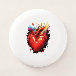 Reach Her With Your Heart Wham-O Frisbee