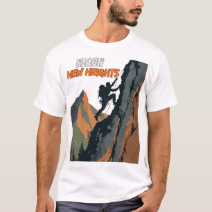 Reach New Heights – Climbing Day Tribute T-Shirt