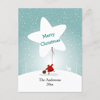 Reach Star Christmas Postcard