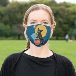 Reach the butterfly adult cloth face mask