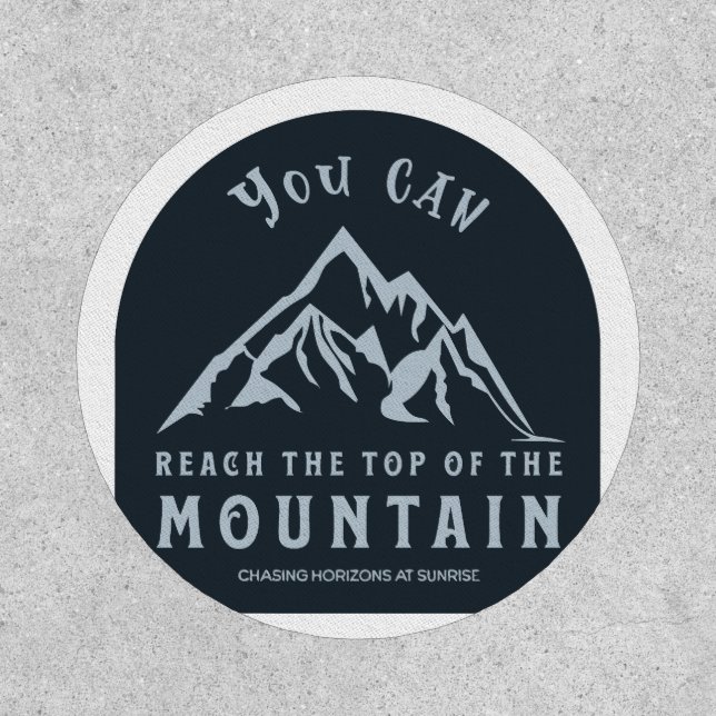 Reach the Top of the Mountain Patch (Front)