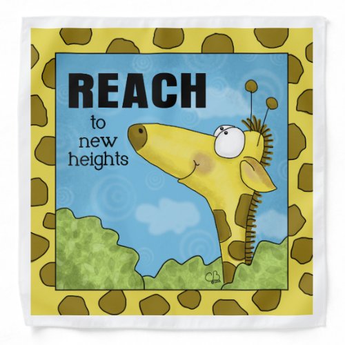Reach to New Heights Giraffe Bandana