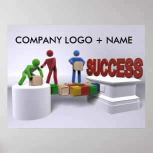 Reaching for success poster