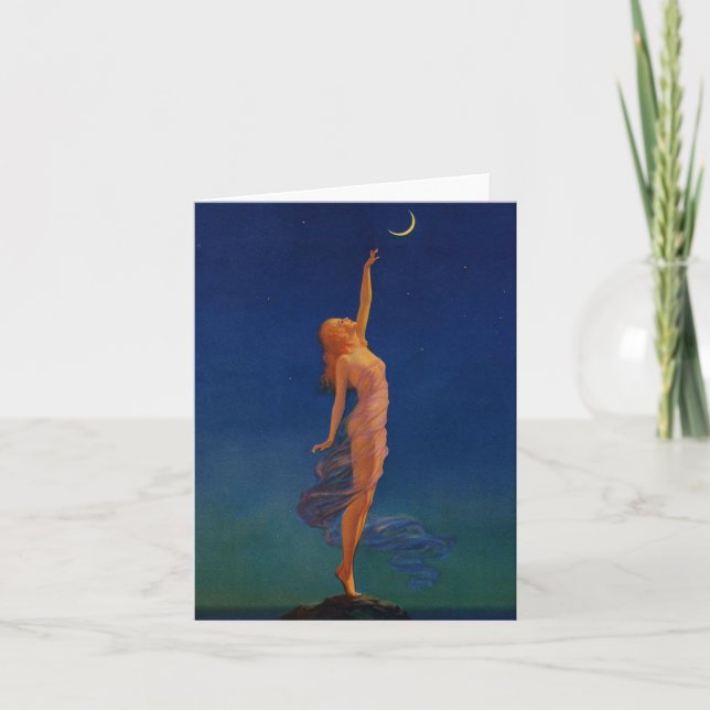  Reaching for the Moon Card (Front)