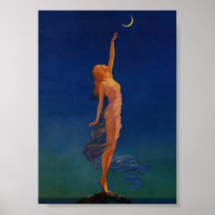  Reaching for the Moon Poster