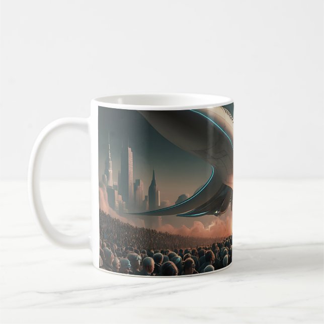 Reaching for the Stars: A Liftoff to Remember Coffee Mug (Left)