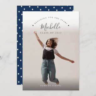 Reaching for the Stars High School Graduation Announcement