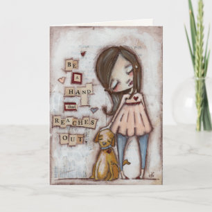 Reaching Hand - Greeting Card