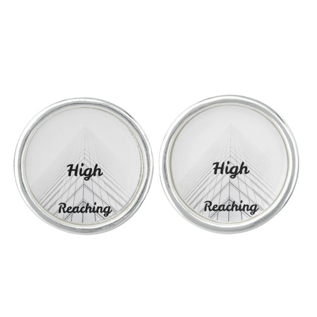 Reaching High cufflinks (Front)